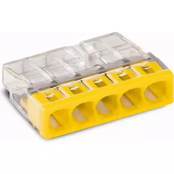 Пятипроводная соединительная клемма для быстрого монтажа WAGO 2273-205 2668