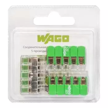 Пятипроводная соединительная клемма WAGO (221-425) 50289