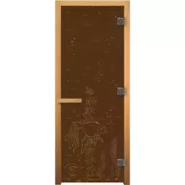 Правая стеклянная дверь Везувий