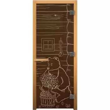 Правая стеклянная дверь Везувий