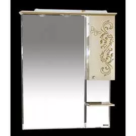 Правый зеркальный шкаф Misty Бабочка-90 Л-Баб04090-033СвП