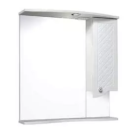 Правый зеркальный шкаф Runo Милано 75 УТ000002098