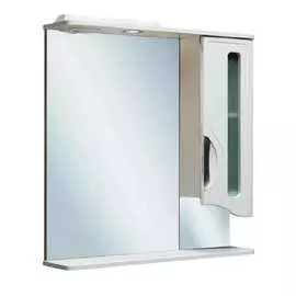 Правый зеркальный шкаф Runo Толедо 75 00000001041