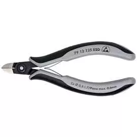 Прецизионные бокорезы для электроники Knipex KN-7912125ESD