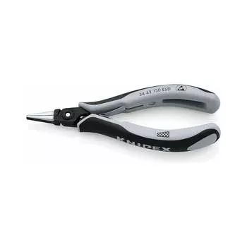 Прецизионные захватные плоскогубцы для электроники Knipex KN-3442130ESD