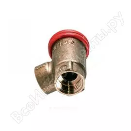 Предохранительный клапан giacomini пружинный, угловой, латунь, 15х15 мм, вр/вр r140r 017-0137