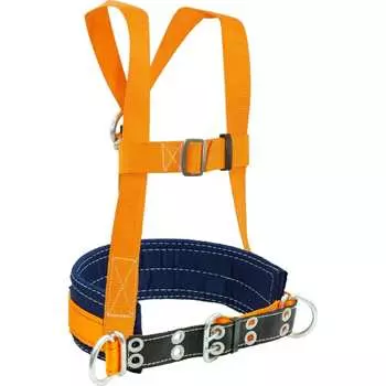 Строительный предохранительный пояс ПРОГРЕСС СЕФЕТИ с наплечными лямками, размер S Тип В