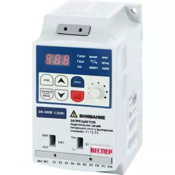 Преобразователь частоты для вентиляторной нагрузки Веспер E3-8100В-015Н VSP4564