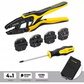 Пресс-клещи для кабельных наконечников STAYER SP-4M 45445