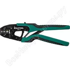 Пресс-клещи для изолированных наконечников и соединительных муфт KRAFTOOL CP-3 45461-3