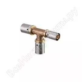 Прессовый тройник oventrop cofit p, 32, 20, 32, бронза rx 1513159