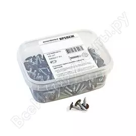 Саморез с прессшайбой и сверлом качественный крепеж 4,2/16 RAL8017 коричневая (250 шт.) 0300217