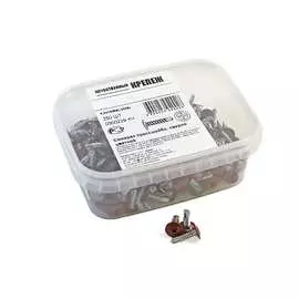 Саморез с прессшайбой и сверлом качественный крепеж 4,2/16 RAL3009 красная окись (250 шт.) 0300229