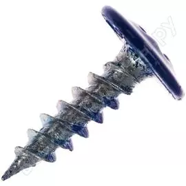 Острый саморез с прессшайбой качественный крепеж 4,2/16 RAL5002 ультрамарин (250 шт.) 0200309