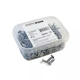 Острый саморез с прессшайбой качественный крепеж 4,2/19 RAL9003 белая (250 шт.) 0300177