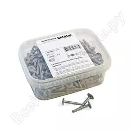 Саморез с прессшайбой и сверлом качественный крепеж 4,2/25 RAL7004 серая (230 шт.) 0300321