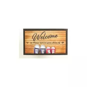 Придверный коврик Euroflock Format Print Снимайте обувь 7674