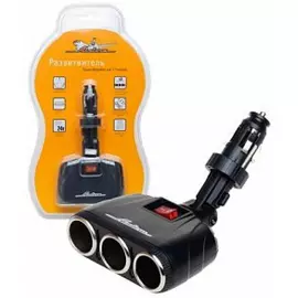 Прикуриватель-разветвитель Airline ASP-3T-09