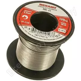 Припой REXANT ПОС-61 09-3120