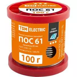 Припой TDM ELECTRIC ПОС 61 серия Алмаз SQ1025-0316