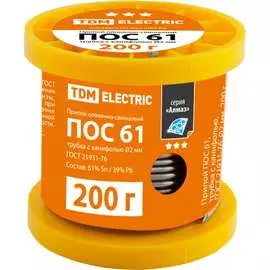 Припой TDM ELECTRIC ПОС 61 серия Алмаз SQ1025-0308