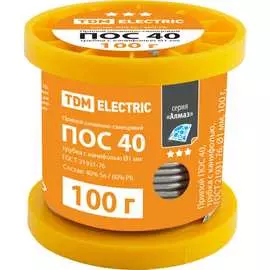 Припой TDM ELECTRIC ПОС 40 серия Алмаз SQ1025-0322
