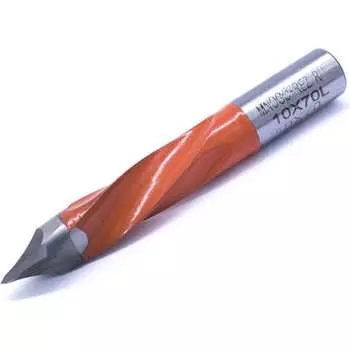 Присадочное сквозное усиленное сверло МНОГОФРЕЗ KJ2-V80207L 6631