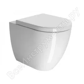 Приставной унитаз gsi pura swirlflush, белый 07 881011 00000071678