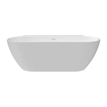 Пристенная акриловая ванна Teymi Aina 170x80x56, белая матовая T130119 ЦБ-00268824