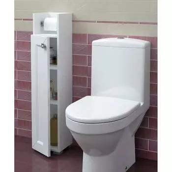 Притуалетный шкаф SANTREK (с втулкой) "Гранд" 1 дверь левый 200x950x190 316055