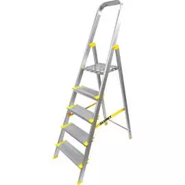 Профессиональная алюминиевая анодированная стремянка Алюмет АS705