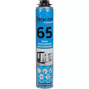 Профессиональная пена монтажная TECH-TOP 65 Профи 244031