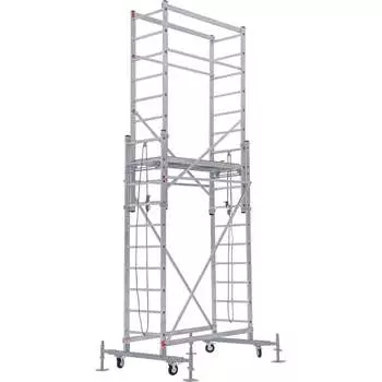 Профессиональная телескопическая передвижная тросовая вышка-тура Новая Высота nv 3480 3480410