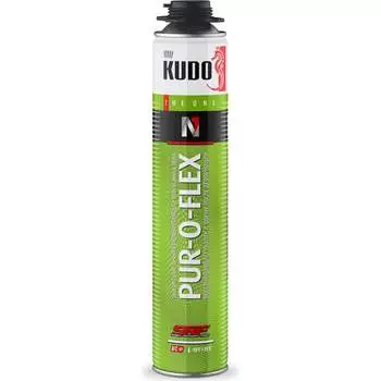 Профессиональная всесезонная эластичная монтажная пена KUDO Pur-o-flex KUPP10FL35+
