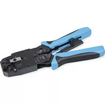 Профессиональный обжимной инструмент для RJ-45 8р8с, RJ-11/12 (6р6с, 6р4с, 6р2с), 4р4с, 4р2с Cabeus HT-2008AR
