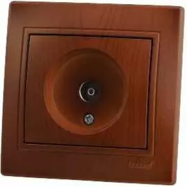Проходная ТВ розетка Lezard MIRA 701-0801-129