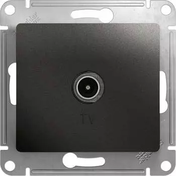 Проходная tv розетка Systeme Electric Glossa GSL000792