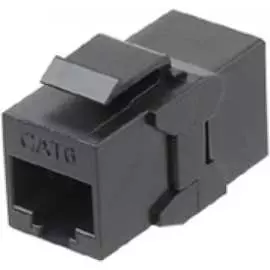 Проходной адаптер Hyperline CA2-KJ-C6-BK 444915