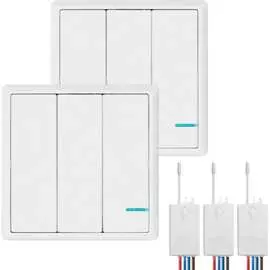 Проходной дистанционный трехклавишный выключатель GRITT Practic 11205