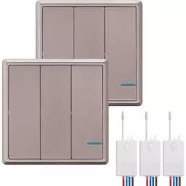 Проходной дистанционный трехклавишный выключатель GRITT