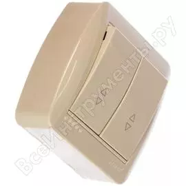 Проходной двойной выключатель Lezard DEMET 711-0300-106