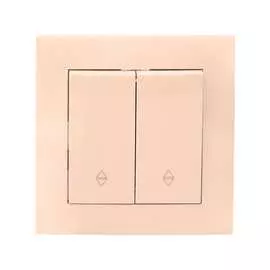 Проходной двухклавишный выключатель EKF Валенсия PROxima EWV10-027-20