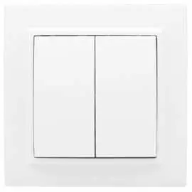 Проходной двухклавишный выключатель EKF Минск Basic ERV10-027-10