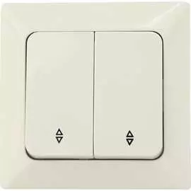 Проходной двухклавишный выключатель NE-AD Aras 93-111-52