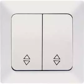 Проходной двухклавишный выключатель NE-AD Aras 93-110-52