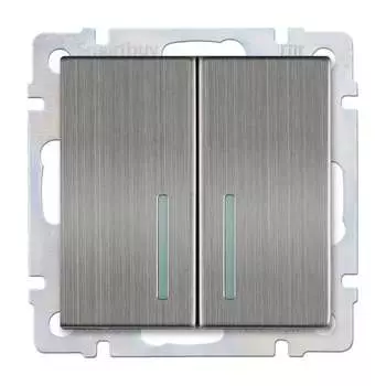 Проходной двухклавишный выключатель Smartbuy Нептун SBE-05gn-10-SW22-1