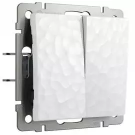 Проходной двухклавишный выключатель WERKEL