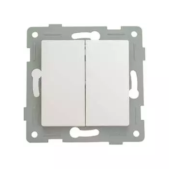 Проходной механизм выключателя (переключателя) для двух цепей GUSI Electric Ugra С11В8-028