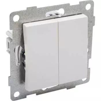 Проходной механизм выключателя (переключателя) для двух цепей GUSI Electric Ugra С11В8-001