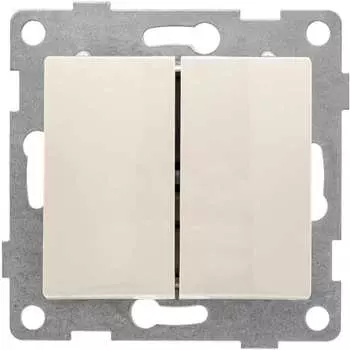 Проходной механизм выключателя (переключателя) для двух цепей GUSI Electric Bravo С10В8-003